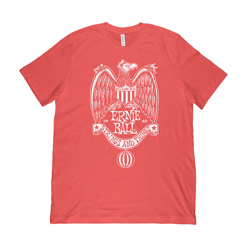 Ernie Ball 1962 Strings And Things Vintage Eagle Crest T-Shirt (Extra Large) image 1