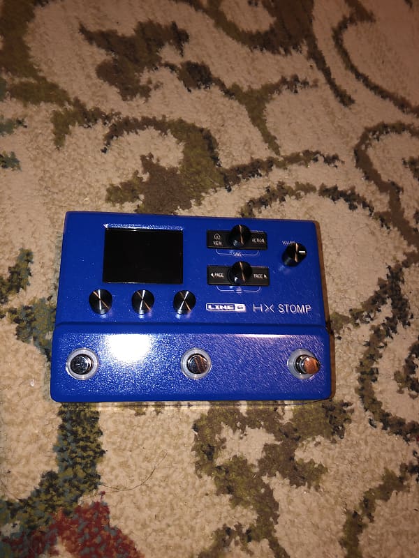 Line 6 HX Stomp Limited Blue Edition WITH Mission