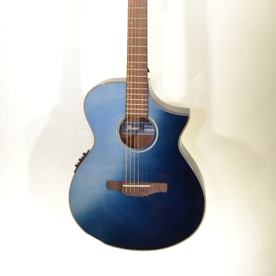 Ibanez AEWC32FM Acoustic-Electric Guitar Indigo Sunset Fade - Pro Setup image 1
