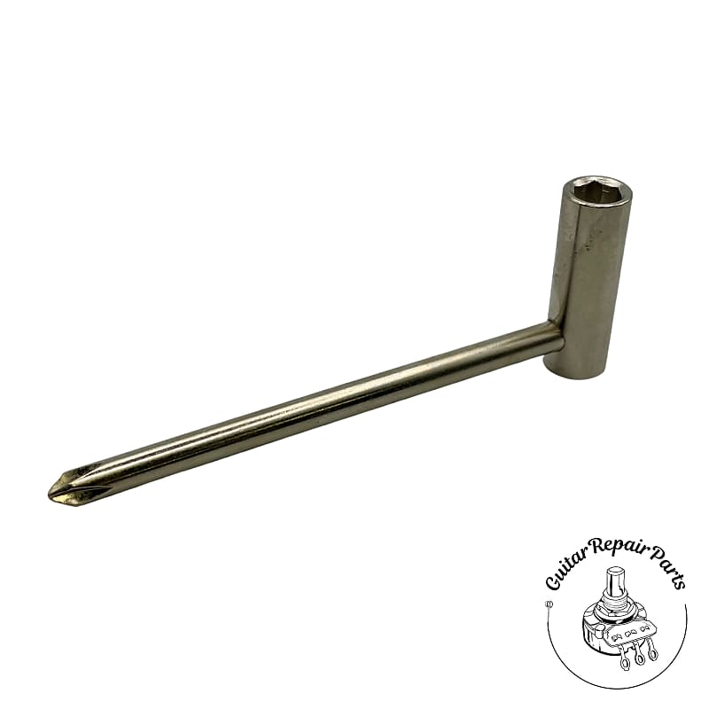 Truss Rod Wrench, 1/4" Right-Angle Nut Driver W. Phillips Srewdriver image 1