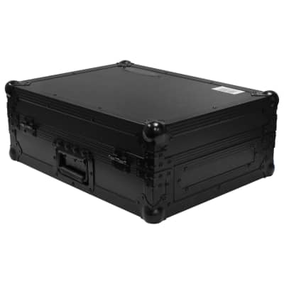 Odyssey FZ12MIXXDBL Universal Black 12″ Format DJ Mixer Flight Case with Extra Deep Rear Cable Compartment image 7