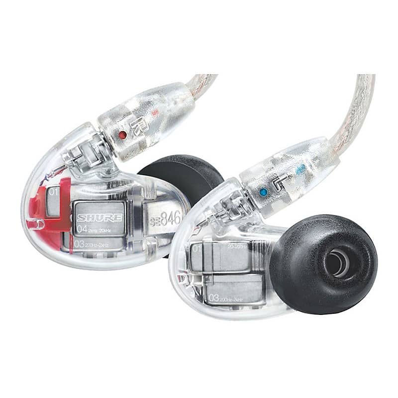 Shure SE846 Gen2 Sound Isolating Earphones, Clear