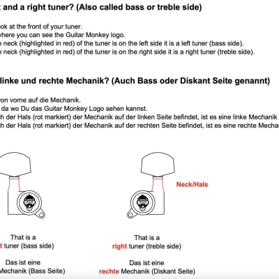 Guitar Monkey 5-String Set - Megalight Monkeygrip Axeblade Buttons - Bass Mechaniken Chrome image 2
