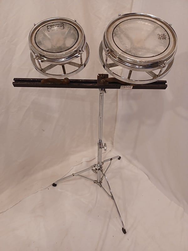 Remo Roto Toms w/ Stand Chrome Reverb