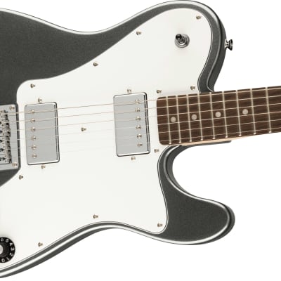 SQUIER - Affinity Series Telecaster Deluxe  Laurel Fingerboard  White Pickguard  Charcoal Frost Metallic - 0378250569 image 4