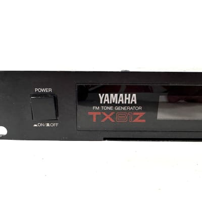 Yamaha TX81Z Rackmount FM Tone Generator 1987 - 1988 - Black