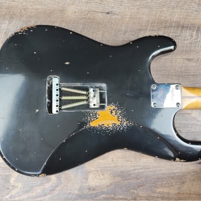 MyDream Partcaster Custom Built - Gilmour Black Strat Tribute image 11