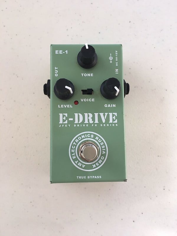 AMT Electronics EE-1 E-Drive JFET Overdrive Distortion Rare Guitar Effect Pedal image 1
