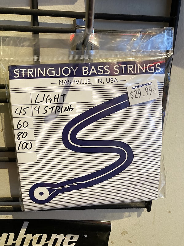 Stringjoy Light gauge bass strings 2024 - .045-.100 image 1