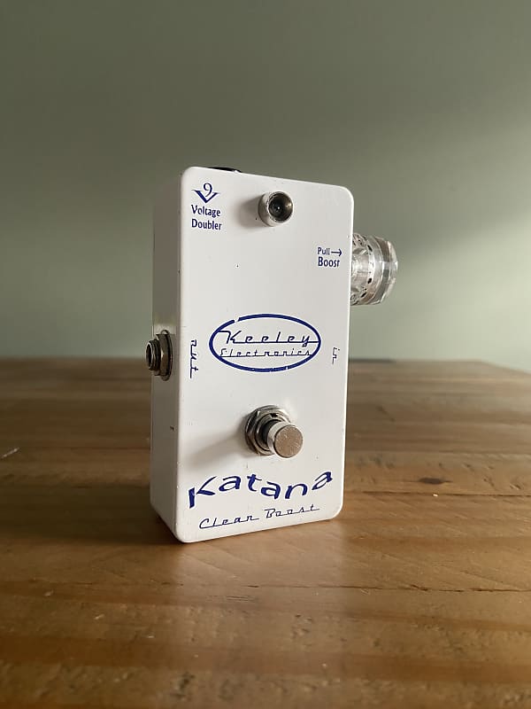 コレクション級！Keeley Katana Clean Boost v1 初期型 Keeley Electronics reintroduces the Katana Clean Boost in