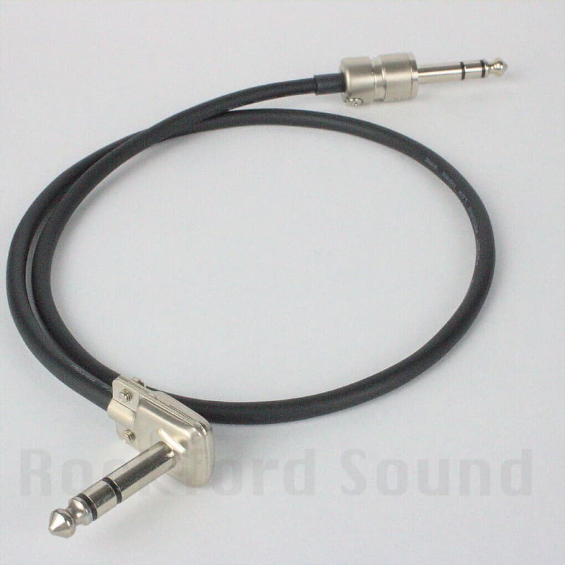 Mogami W2552 Balanced Patch Cable 4 Ft Right Angle To Reverb 8300