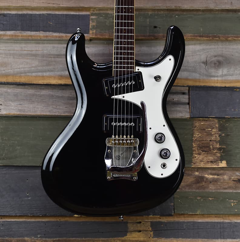 Mosrite Avenger 1970's - Black | Reverb Portugal