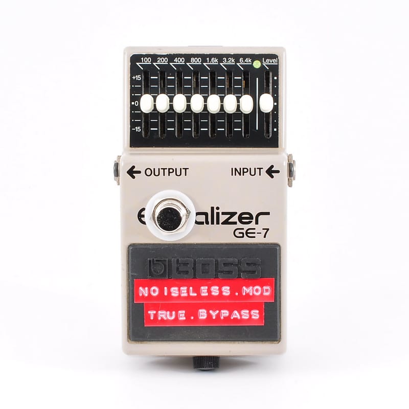 Boss GE-7 Modified True Bypass & Noiseless Equalizer Made In