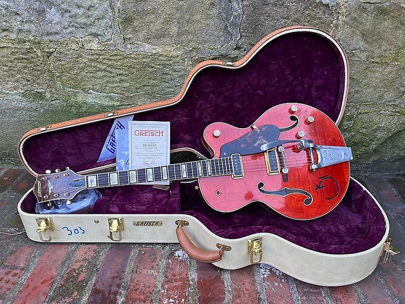 Gretsch Custom Shop 1955 Reissue G Brand Chet Atkins 6120 Aged 2020 - Orange Stain image 1