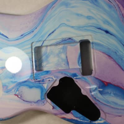 Multi color Player grade Maple Hxx guitar body - fits Fender Strat Stratocaster neck Floyd Rose J1569 image 7