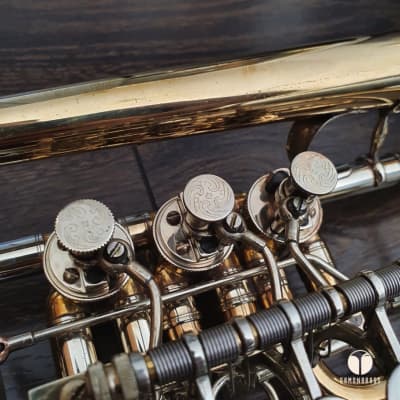 H. Ganter G3a C German Rotary Trumpet, Gamonbrass