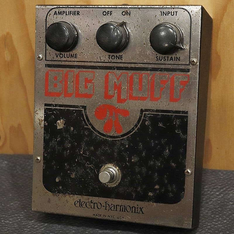た*し様 vintage electro-harmonix BIG MUFF Electro-Harmonix Big Muff Pi V3 (Red & Black) | Reverb
