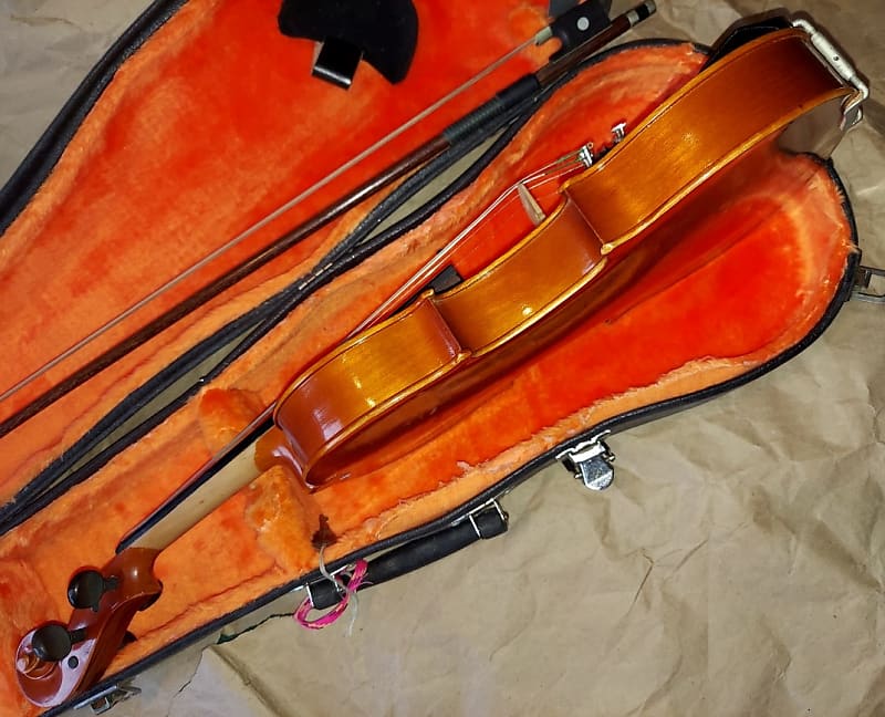 Kiso Suzuki No.7 sized 1/2 violin with case, Japan 1978 | Reverb