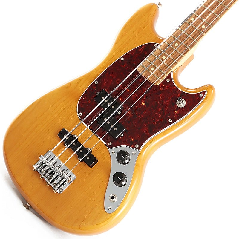 Fender Player Mustang Bass PJ (Aged Natural/Pau Ferro) /Used