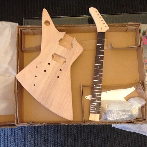 DIY Electric Guitar Kit Left Handed SetIn Solid Reverb