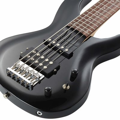 Aria IGB-STD/5-MBK IGB Standard Series Carved Top Maple Bolt-on Neck 5-String Electric Bass Guitar for sale