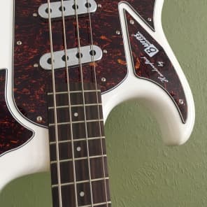 RARE Left-Handed BURNS Marquee Club Series Bass Guitar / Trisonic pickups / lefty Left Handed image 9