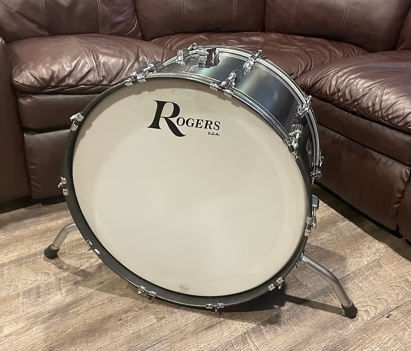 Rogers Big R 24" bass drum Midnight Mist Reverb