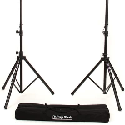 On-Stage SSP7950 All-aluminum Speaker Stand Pack with Bag image 1