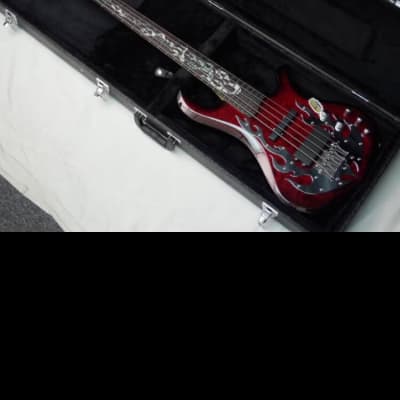 Traben Phoenix Blood red 5 string bass guitar | Reverb