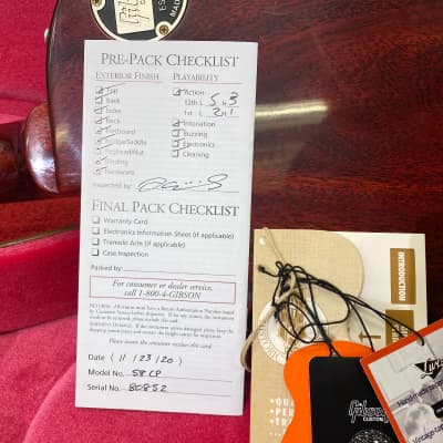 Gibson Les Paul Custom shop 1958 Standard Reissue VOS Iced Tea Burst, 4135g image 11