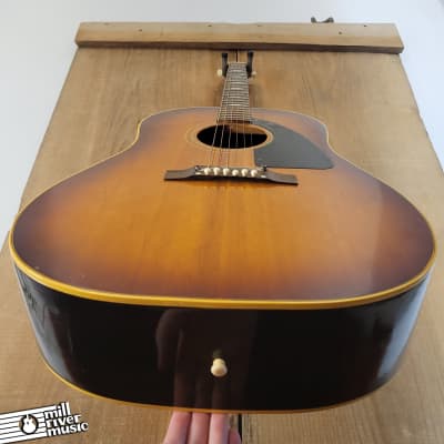 Epiphone FT-79 Texan Acoustic Guitar Sunburst Vintage 1965 w/ OHSC image 3