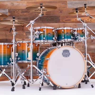 MAPEX ARMORY LIMITED EDITION 7 PIECE DRUM KIT, OCEAN SUNSET, EXCLUSIVE image 7