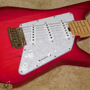 Ernie Ball Music Man Albert Lee Signature SSS Electric Guitar*Pink Burst*Mint* image 3