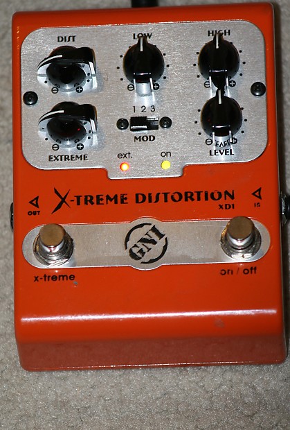 GNI XD1 Xtreme Distortion Guitar Effects Pedal. Nice dual stage gain/dirt  effect