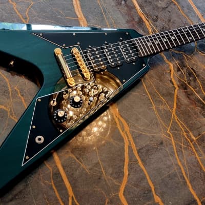 KG Killer Guitar, ESP Custom Shop, Triumph V 2013 - Marine Blue image 1