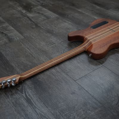 AIO TC1 Left-Handed Electric Guitar - Natural Walnut 001 image 12