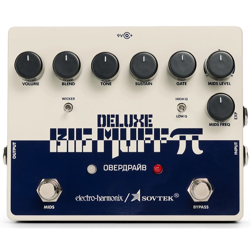 Electro-Harmonix EHX Sovtek Deluxe Big Muff Pi Distortion / Sustainer Effects Pedal image 1