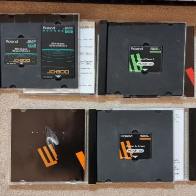 Roland JD-800 + Strings, Brass, Piano, Guitar WAVEFORM and DATA