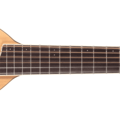 Washburn RO10SK Rover Acoustic Travel Guitar with Free Gigbag - Natural image 6