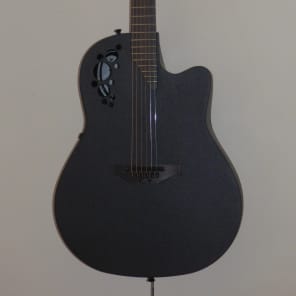 Ovation 1778TX-A Acoustic Electric Guitar Textured Black w/Case image 2