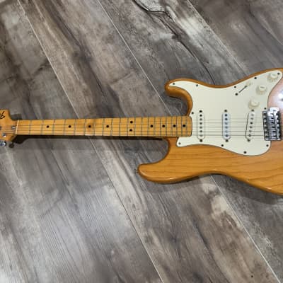 Fender Stratocaster 1973 Blonde natural maple w case OHSC original vintage Antique Natural image 1
