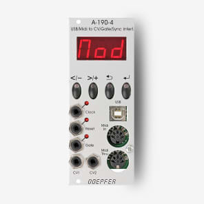 Doepfer A-190-4 USB / MIDI to CV / Gate / Sync Interface