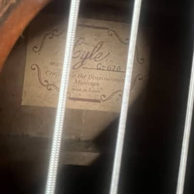 lyle c-620 natural classical nylon acoustic guitar image 7