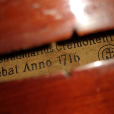 Vintage, Unbranded German made 4/4 Stradivarius 1716 Violin 1900s image 13