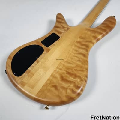 Spector NS-4 4-String Bass 1999 Woodstock Era Quilted Maple Natural Oil / Wax EMG HAZ 8.90lbs #386 image 14