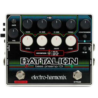New Electro-Harmonix EHX Battalion Bass Preamp DI Pedal! for sale