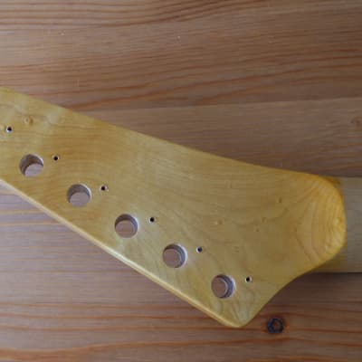 Warmoth Charvel Jackson Reverse Neck R4 Floyd Rose Wolfgang Profile Quilt Maple Headstock! image 9