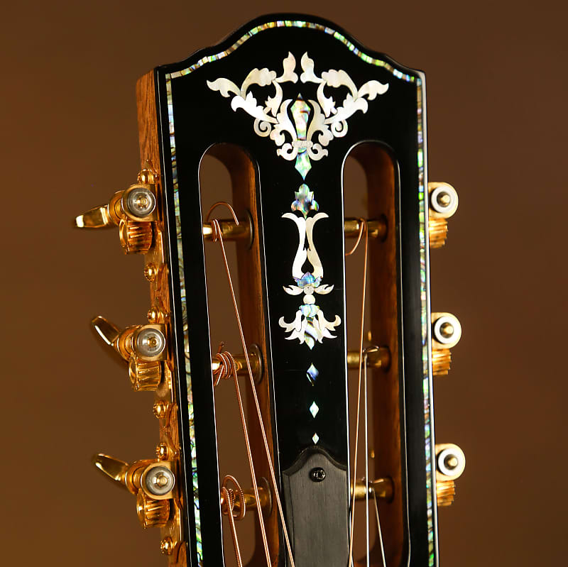 Harvey Leach Custom Homestead "The Tree" Mahogany Acoustic Guitar image 1