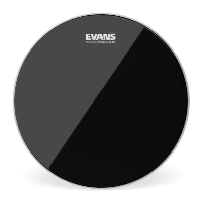Evans Hydraulic Black Tom Drum Head, 6 Inch image 1
