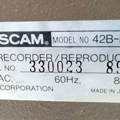 TASCAM 42B-NB Pro Serviced Open Reel 1/4" Half Track Mastering Recorder #330023 image 10